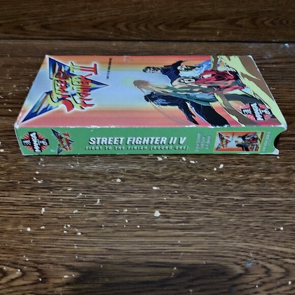Street Fighter II V - Fight to the Finish (Anime VHS, Manga, Unrated) - Picture 2 of 6